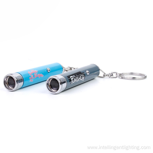 Promotional Metal LED Flashlight Keychain